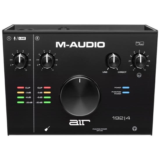 Soundcard phòng thu M-audio AIR192 x4 - card chuyển tín hiệu âm thanh thu âm chuyên nghiệp - Hàng chính hãng