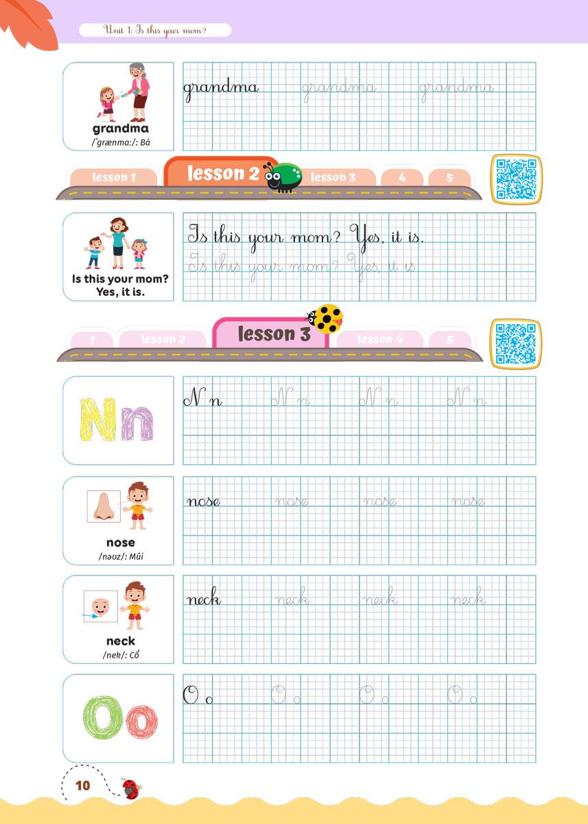 Luyện Viết Chữ Đẹp Từ Vựng Tiếng Anh Family And Friends - National Edition 2