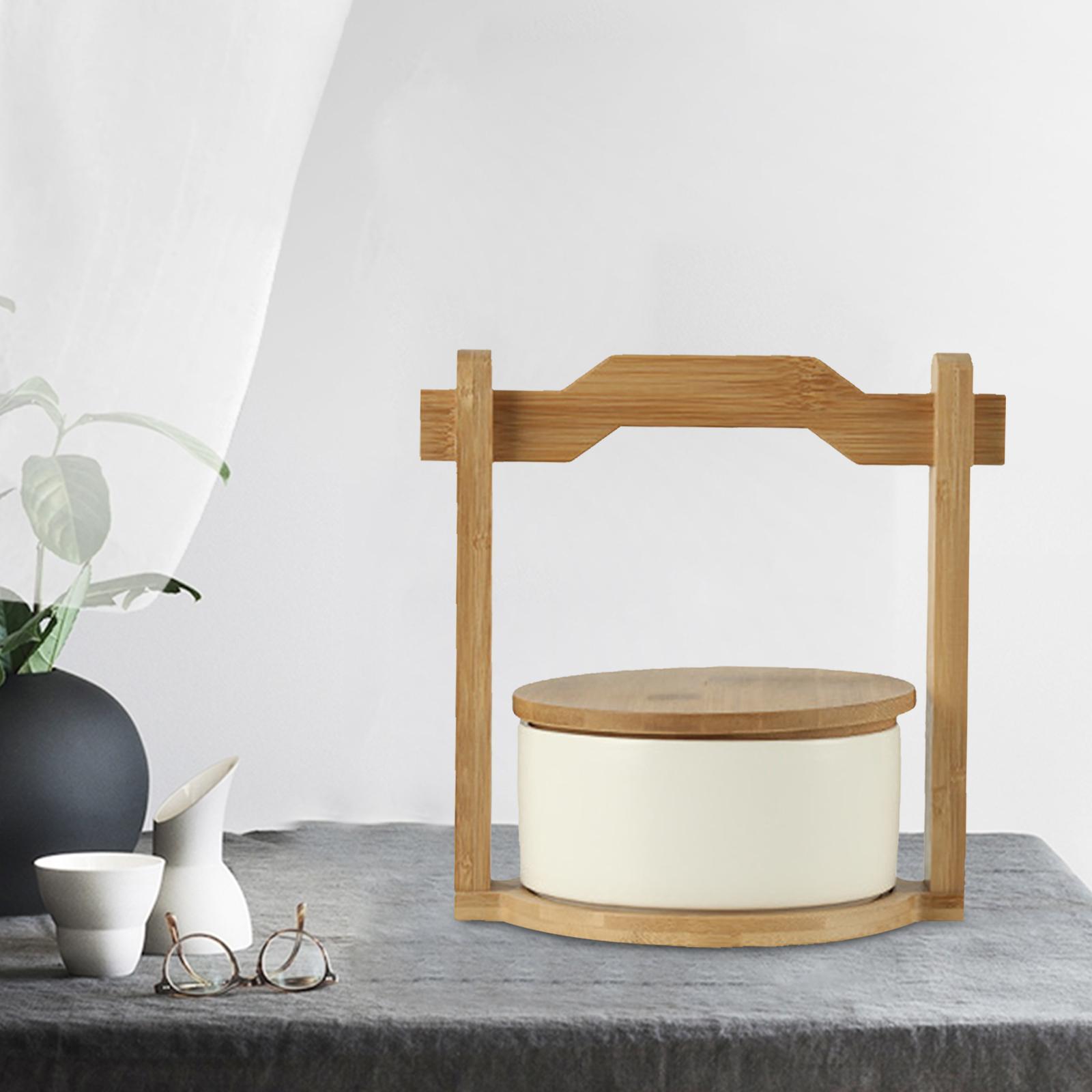 Dessert Cake Stand Countertop Storage Container with Handle and Lid for Home