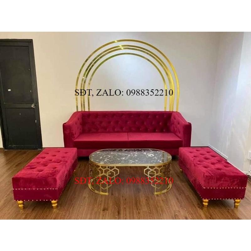 Văng ghế chờ, đôn sofa tân cổ điển Luxury