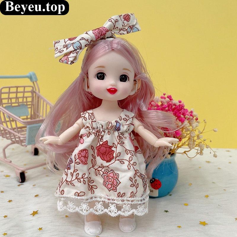 Bộ Đồ Chơi Búp Bê 17cm Xinh Xắn Cho Bé - Kiểu 3
