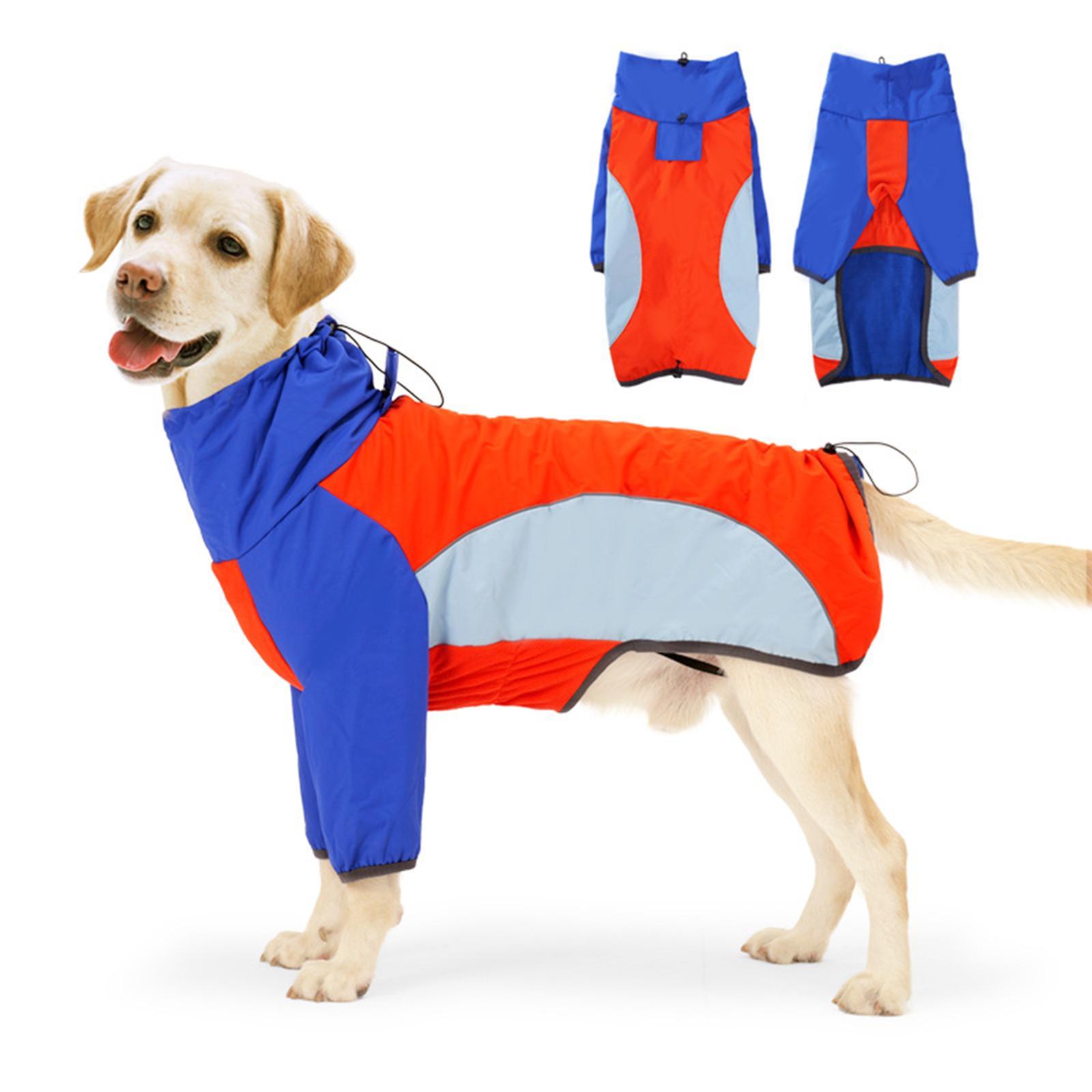 Dog Winter Coat Snowsuit Clothes for Medium Large Dogs Windproof Apparel Reflective for Outdoor Parties Travel Walking Picnic