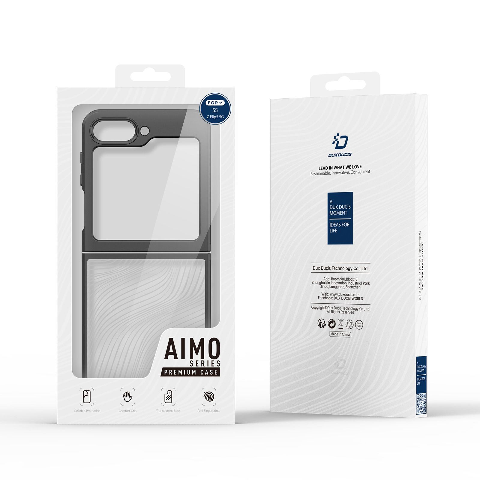 Ốp Lưng Case Dành Cho Samsung Galaxy Z Flip 5 5G, Dux Ducis Aimo - HÀNG CHÍNH HÃNG