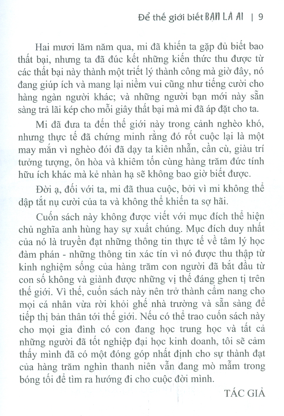Để Thế Giới Biết Bạn Là Ai - Nếu Bạn Biết Sử Dụng Óc Sáng Tạo, Thế Giới Sẽ Nằm Trong Tay Bạn