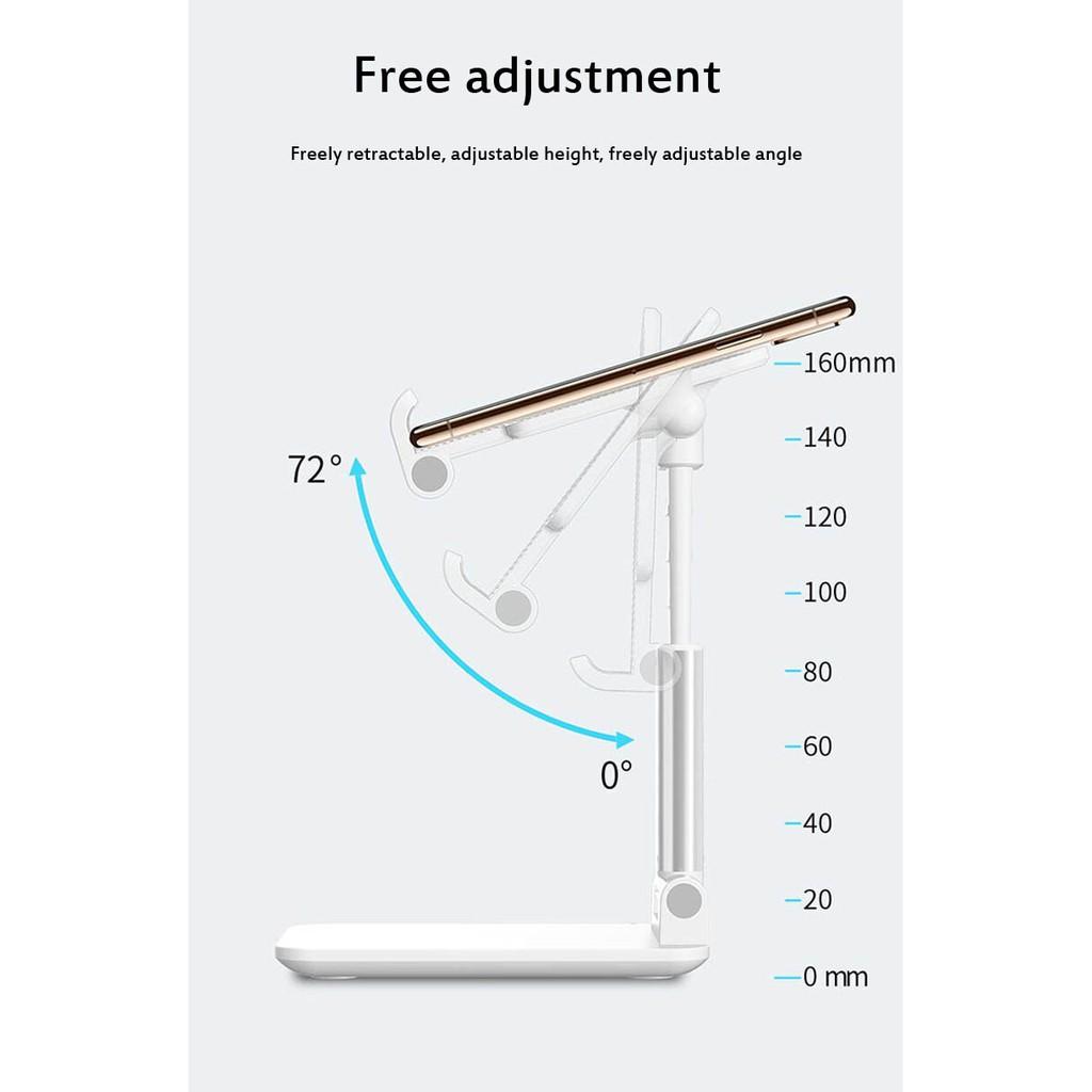 Kệ điện thoại, iPad để bàn có thể gập gọn, chống tê mỏi tay