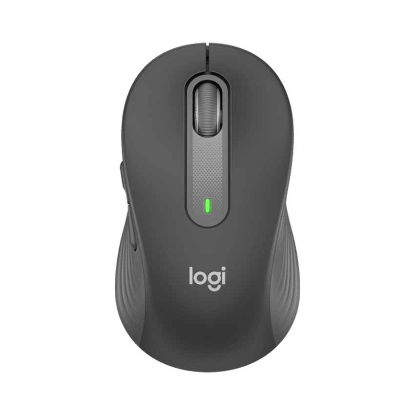 Chuột Không Dây Logitech Signature M650 Wirelessbluetooth - Hàng Chính Hãng - Đen Size L