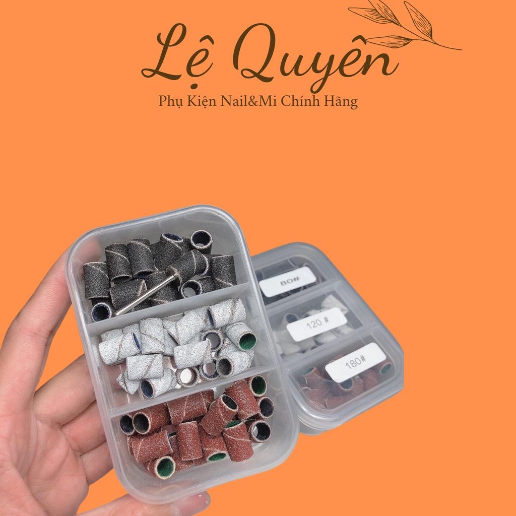 Đầu Mài Nhám Nail Hộp_Đầu Mài Nhám 1 Hộp 3 Loại