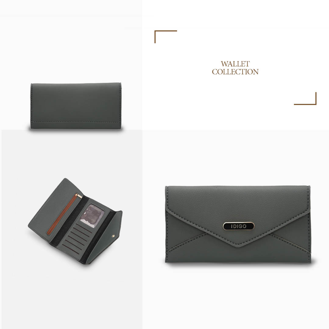 [QUÀ TẶNG - MÀU NGẪU NHIÊN] Ví nữ dài cầm tay IDIGO FW2-109-00