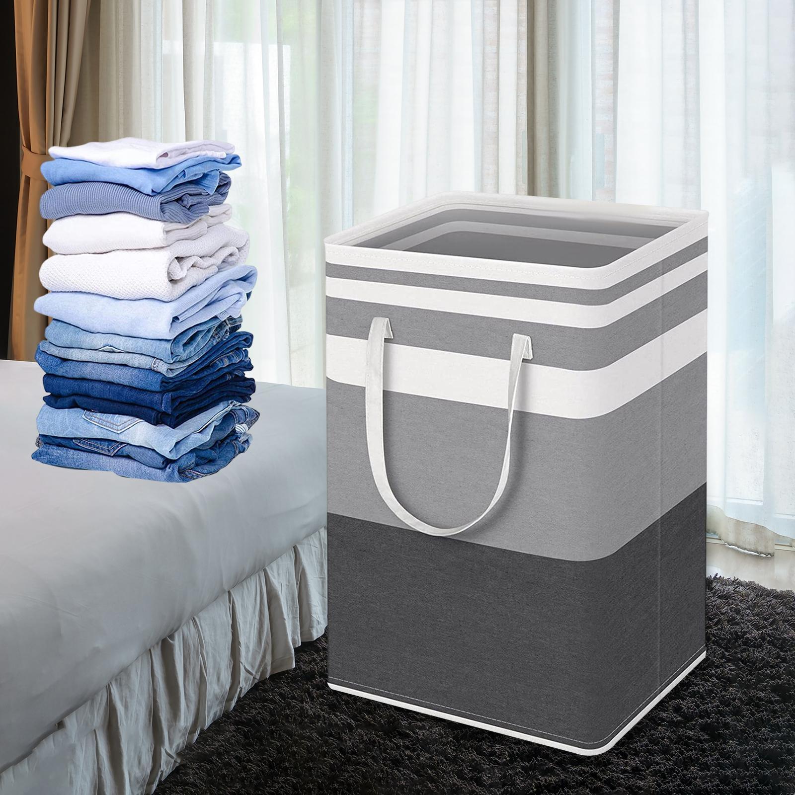 Laundry Basket Containers Lightweight Sundries Storage Bins Finishing Basket Storage Foldable Durable Portable for Closets Household Travel