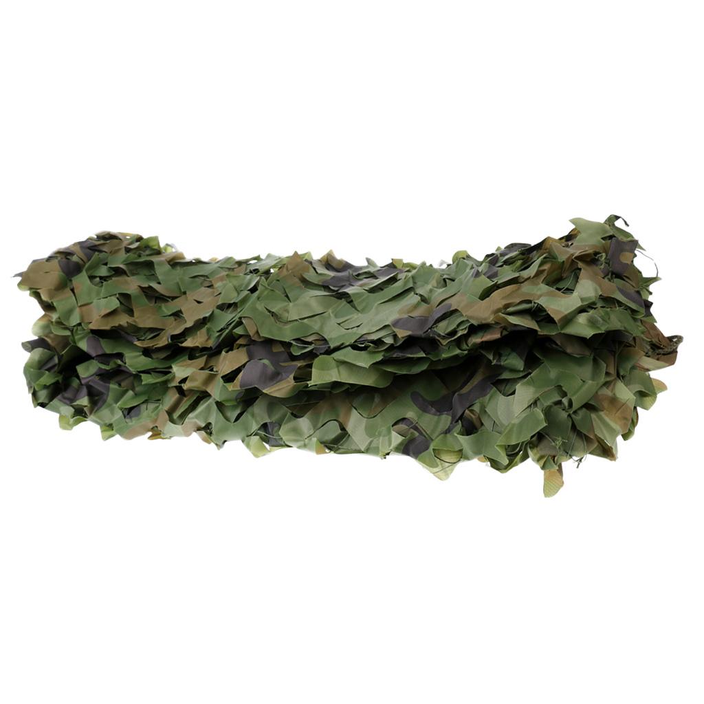 Hunting   Camouflage Net Woodland Leaves Camo Netting Cover 2m x 3m