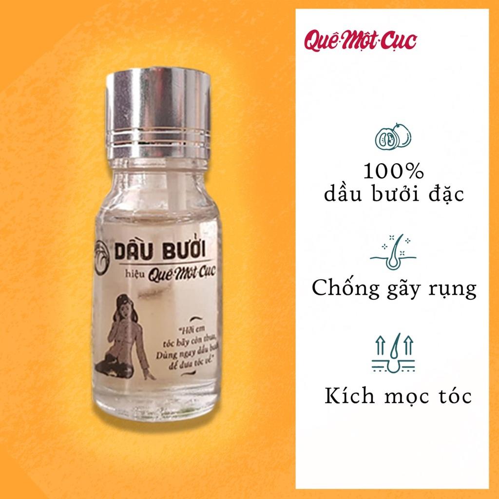 Tinh dầu bưởi mọc tóc  siêu đậm đặc, chuyên kích mọc tóc con, làm dày, giảm rụng QUÊ MỘT CỤC 10ml