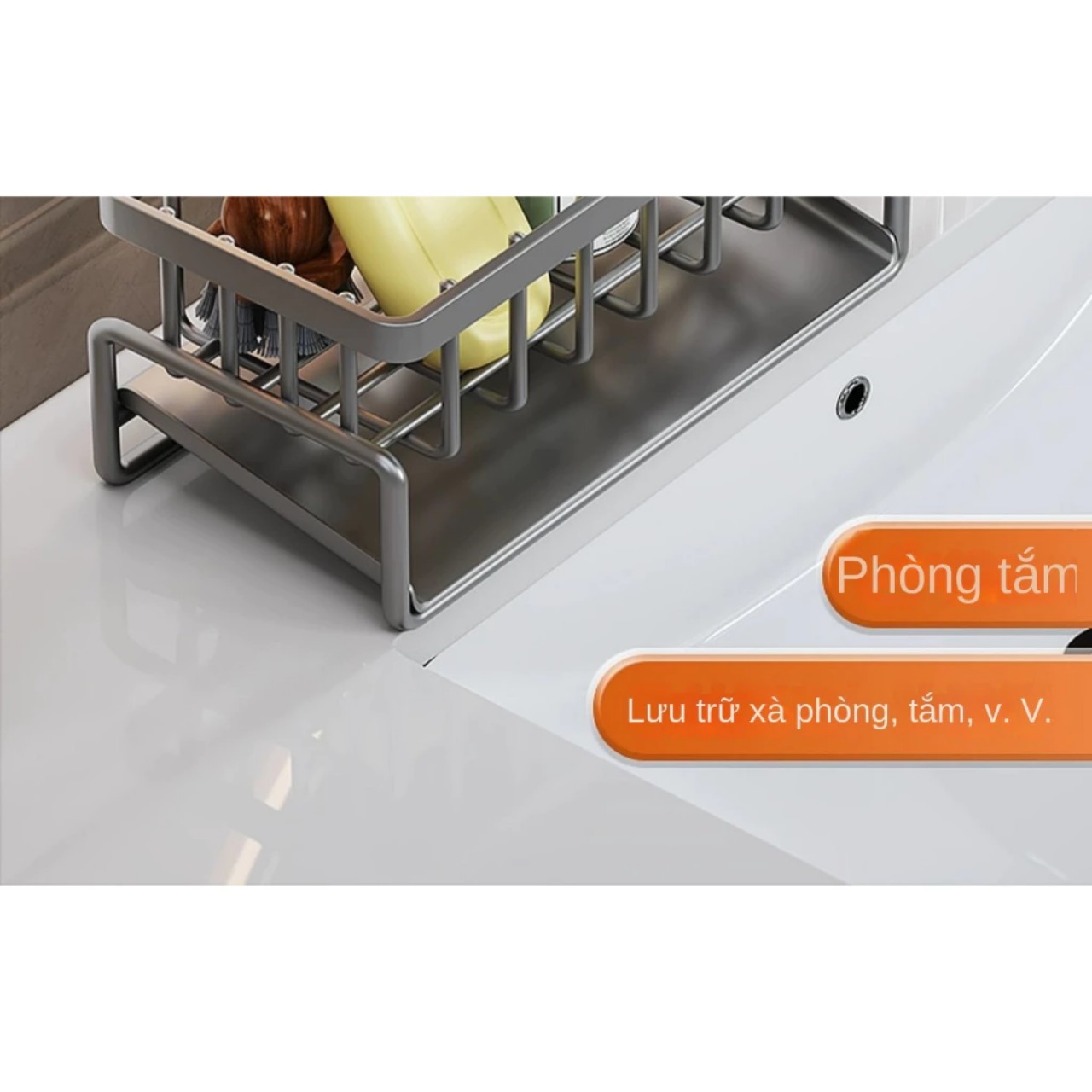 Kệ Để Đồ Rửa Chén Bát Cao Cấp Thép Carbon Dày Dặn Phủ Sơn Tĩnh Điện Chống Rỉ Sét, Chắc Chắn Có Giá Nghiêng Thoát Nước - HÀNG CHÍNH HÃNG MINIIN