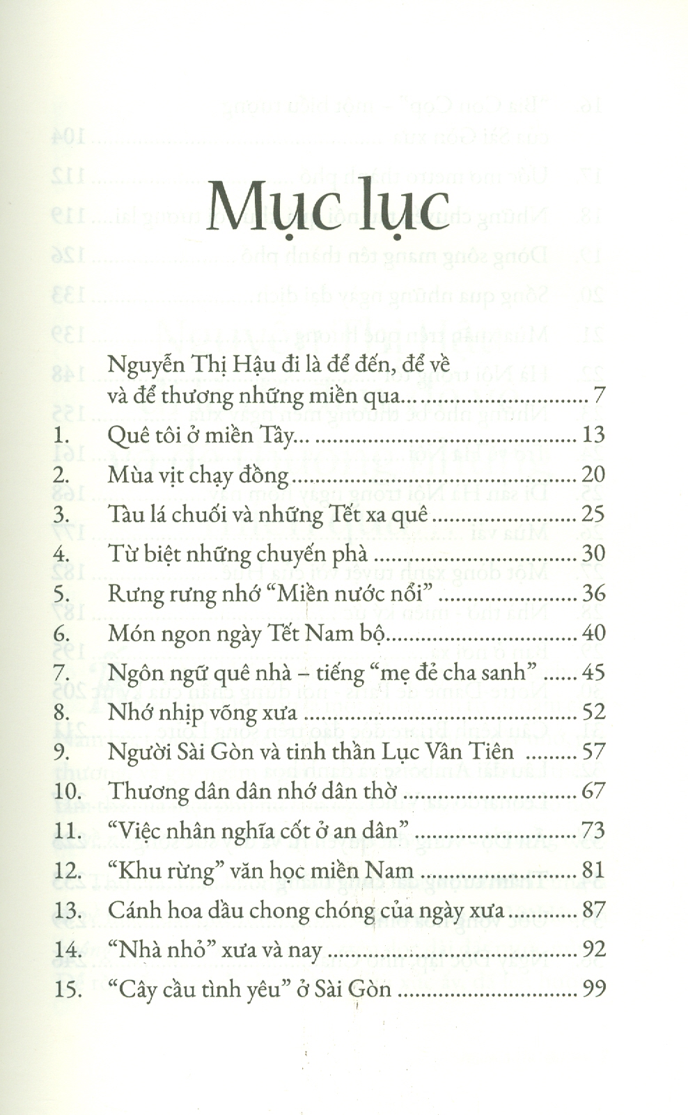 Thương Những Miền Qua - Nguyễn Thị Hậu -