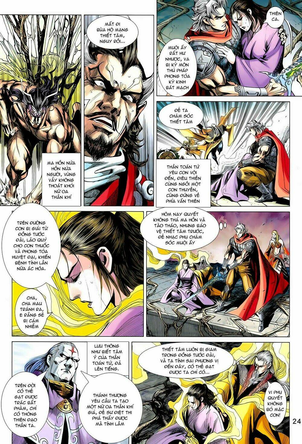 thần binh vấn thiên chapter 11 23