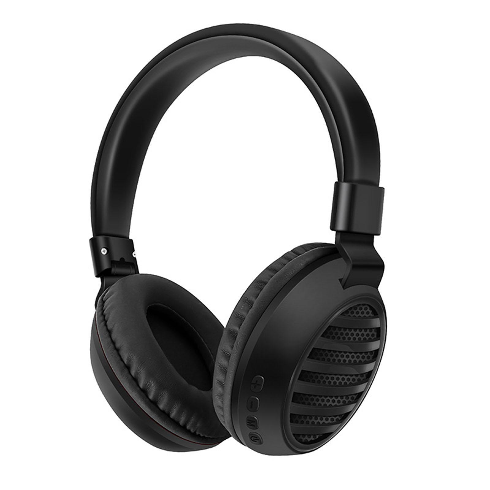 Bluetooth Over Ear Headphones Bluetooth Headphones Headset for Laptop PC Black