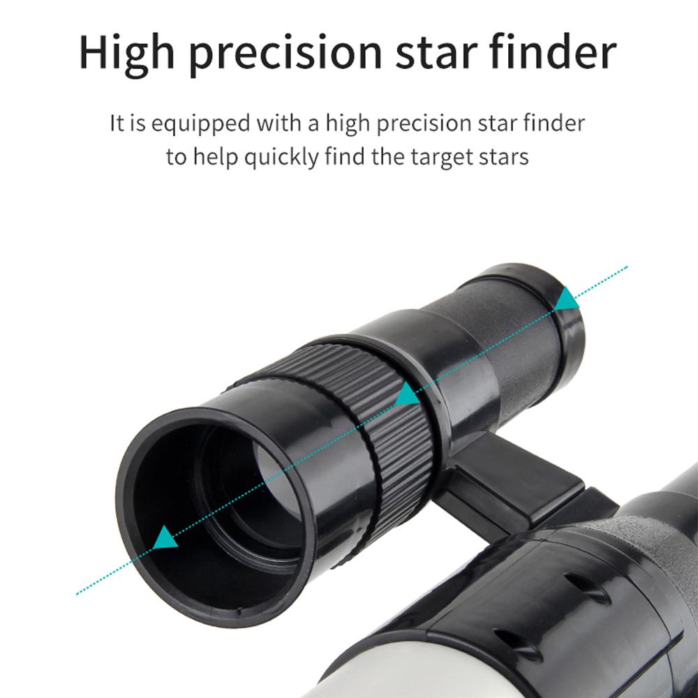 NO.XD168-004 Astronomical Telescope With Tripod Entry Level Children Telescopes High Definition Star Viewing Telescope