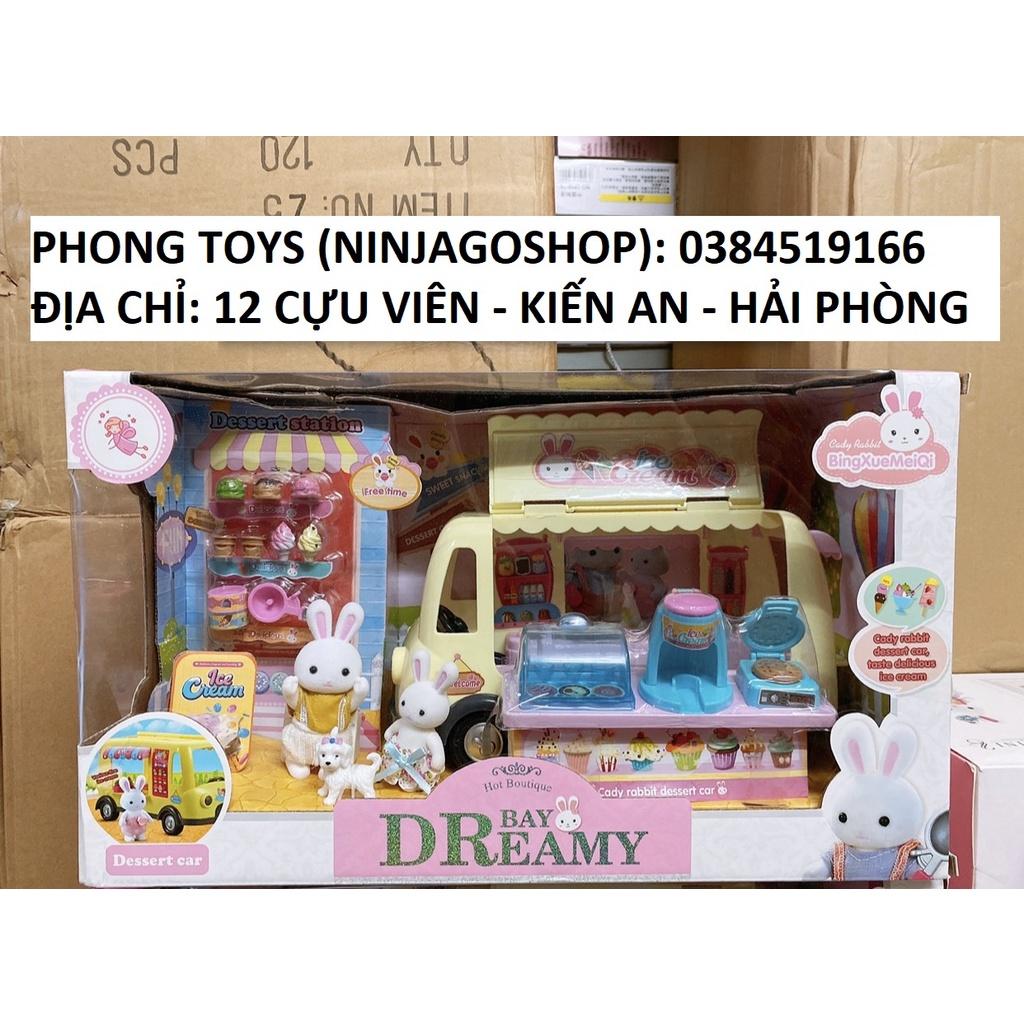 Set 6 hộp búp bê THỎ CONY DREAM và phụ kiện trong phòng cực dễ thương cho bé gái