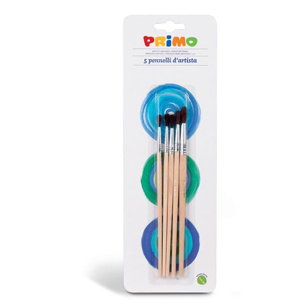 Vỉ 5 Cọ Lông Tơ - PRIMO 1240BPT