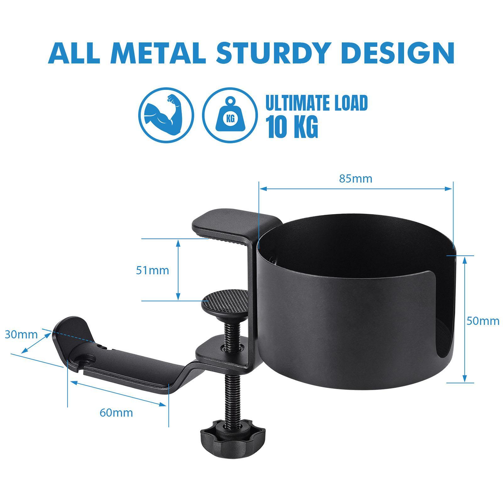 Universal Headphone Stand Holder Cup Holder Stand Gaming Save Space Rack