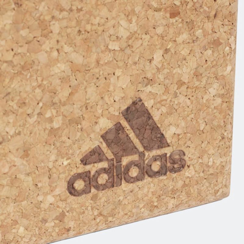 Gạch tập yoga gỗ bần Adidas ADYG-20100CORK (Tặng kèm dây đai LK25)