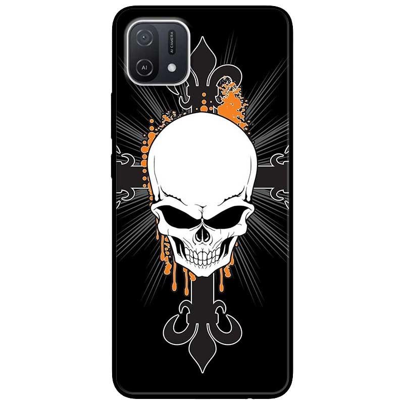 Ốp lưng dành cho Oppo A16K - Oppo A36 / A76 - Oppo Reno 7z 5G - Đầu Lâu