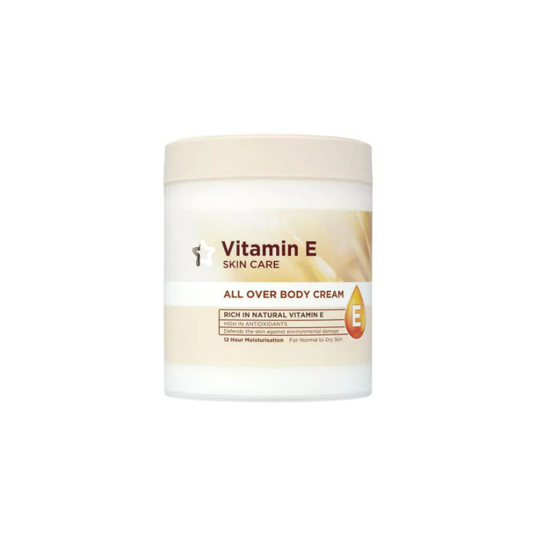 Kem dưỡng thể Superdrugs Vitamin E body cream 475ml