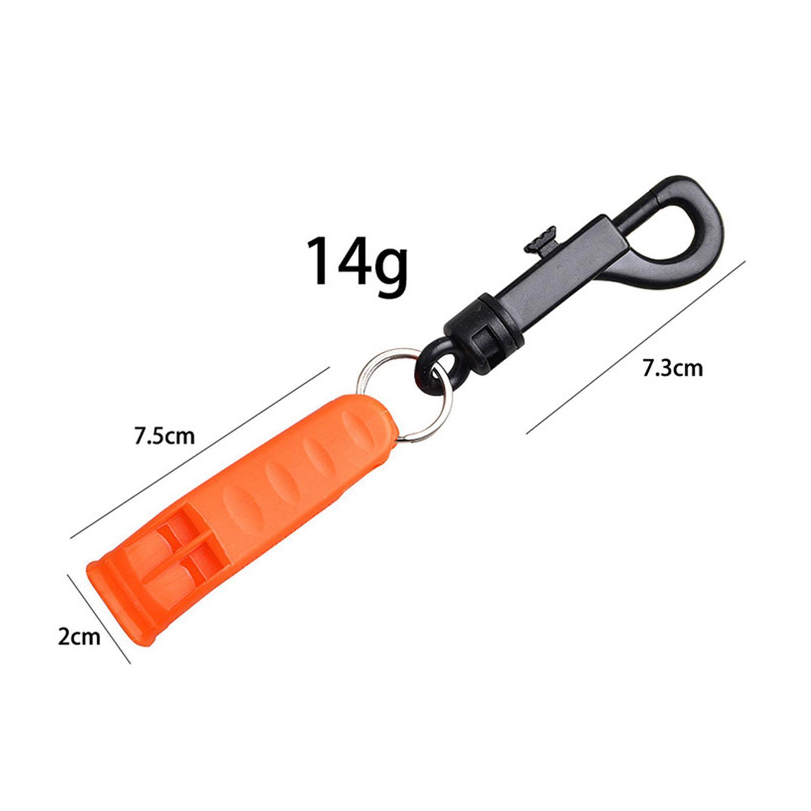 5Pcs Emergency Whistle Outdoor Safety Whistle Lightweight with Hook Loud Sound for Camping Sports Kayak Boating Kids Adults