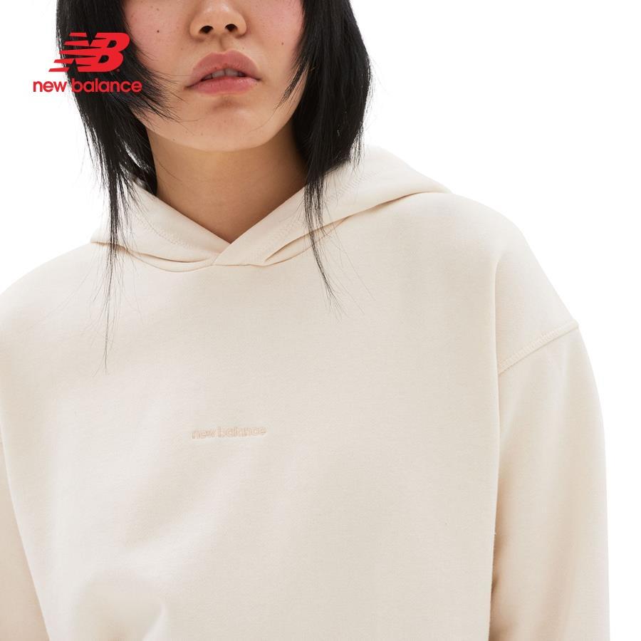 Áo khoác hoodie thời trang nữ New Balance APP LIFESTYLE HOODIES W GREIGE - AWT23554GIE (form châu á
