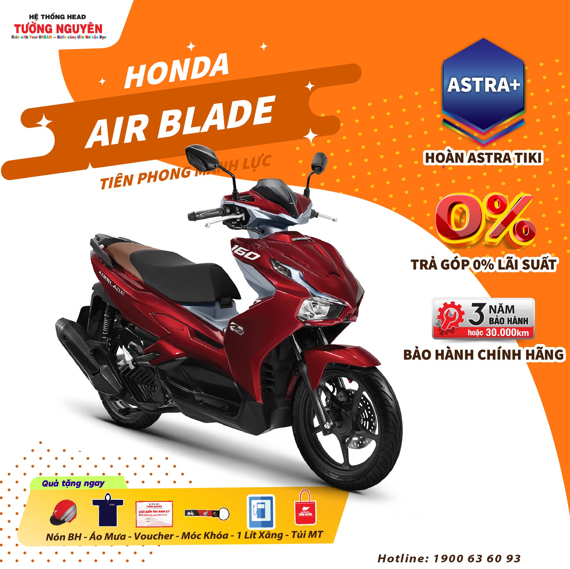 Xe máy Air Blade 160cc - phiên bản Tiêu Chuẩn