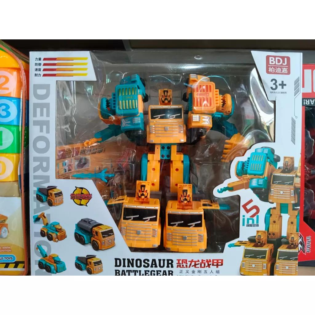 ROBOT biến hình- DINOSAUR BATTLEGEAR , đồ chơi biến SIÊU NHÂN và các xe ÔTÔ khác nhau . Kích thước sản phẩm: 20x 20 cm