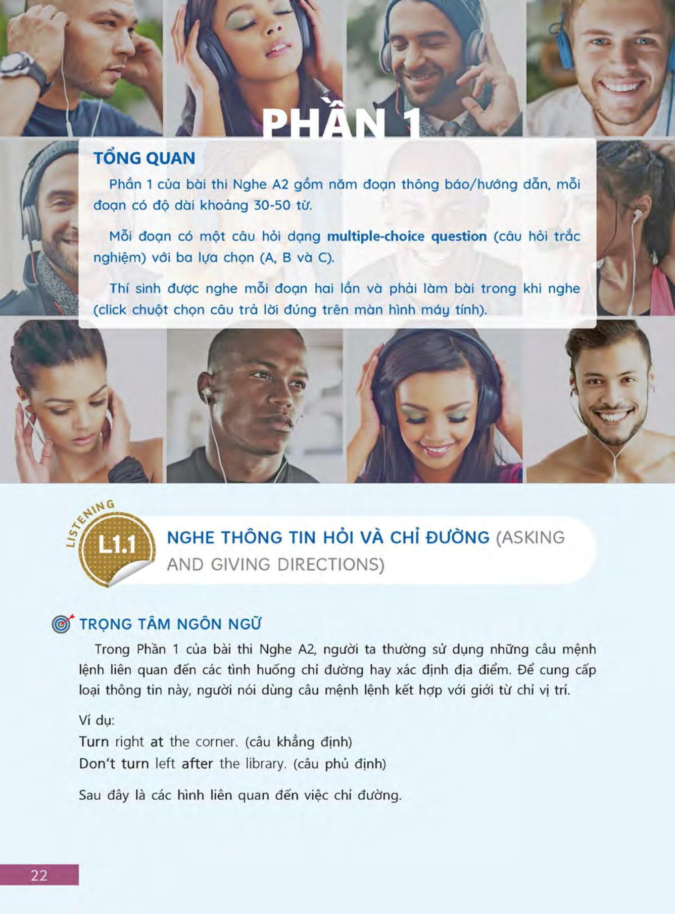 Sách Tài Liệu Luyện Thi Tổng Hợp VSTEP Bậc 2 (A2) - Khung Năng Lực Ngoại Ngữ Sáu Bậc Dùng Cho Việt Nam