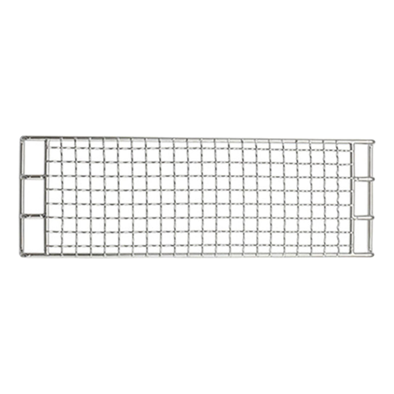 2pcs Barbecue Grill Net Grilling Basket Grid Grate Mesh Rack Outdoor Camping