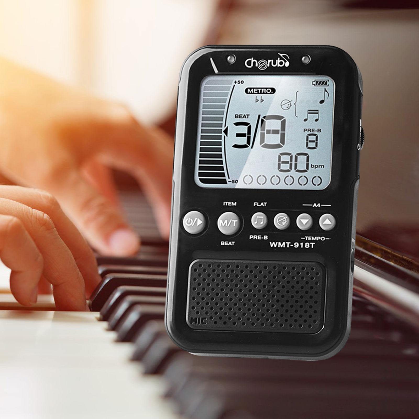 Metronome Tuner Guitar Piano Metronome for All Instruments Trumpet Chromatic