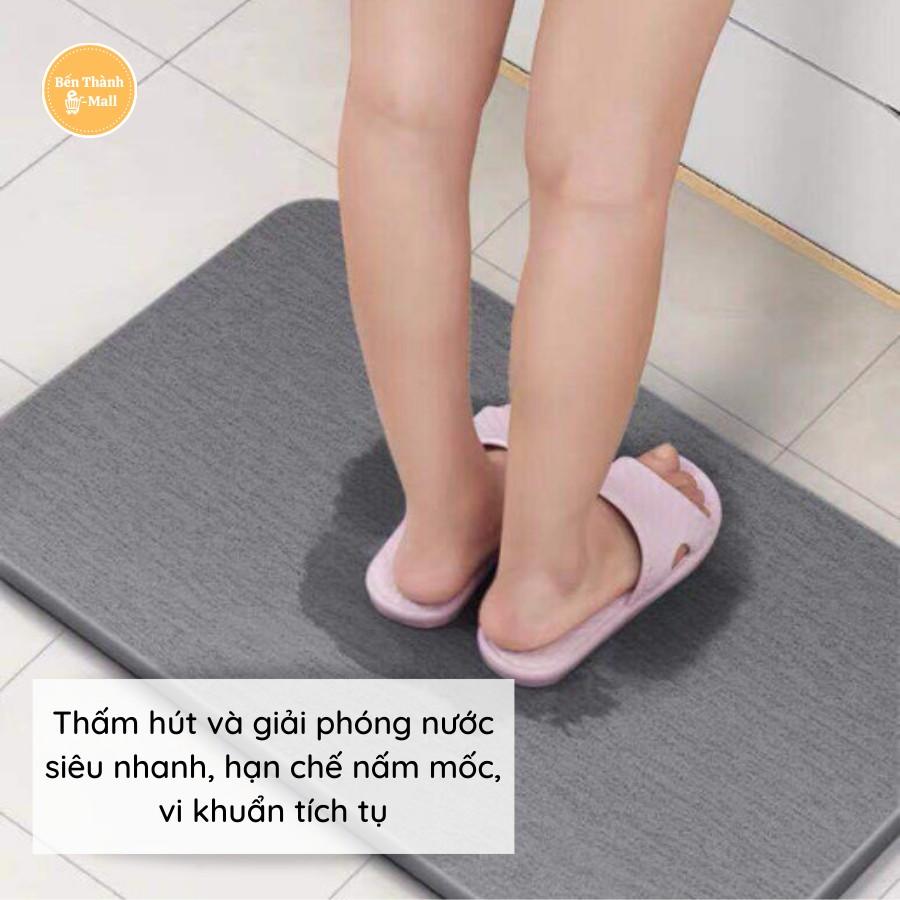 ️ Thảm Đá Lau Chân, Thảm Nhà Tắm Cao Cấp Siêu Thấm Hút - Size to