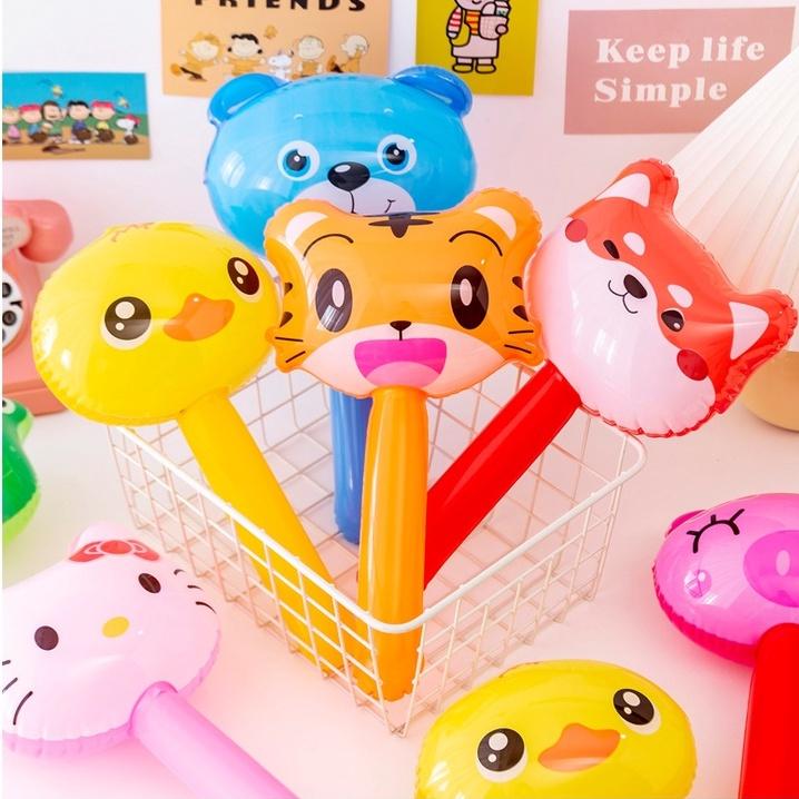 Bóng Bay Động Vật Đáng Yêu Cầm Tay 16*32cm - Bong Bóng Búa Cho Các Bé Vui Đùa