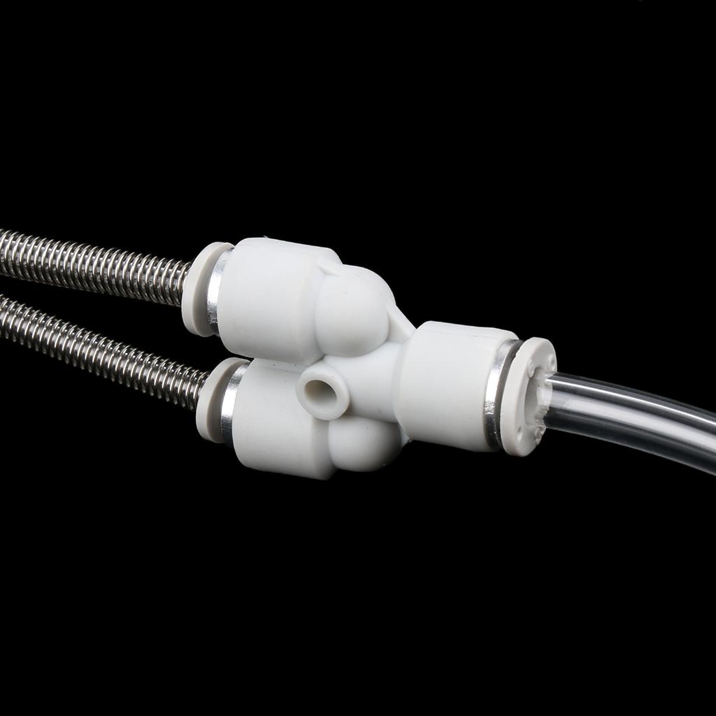 2 Stage Hose Pipe Propane Adapter for Flat Gas Tank Camping Stove