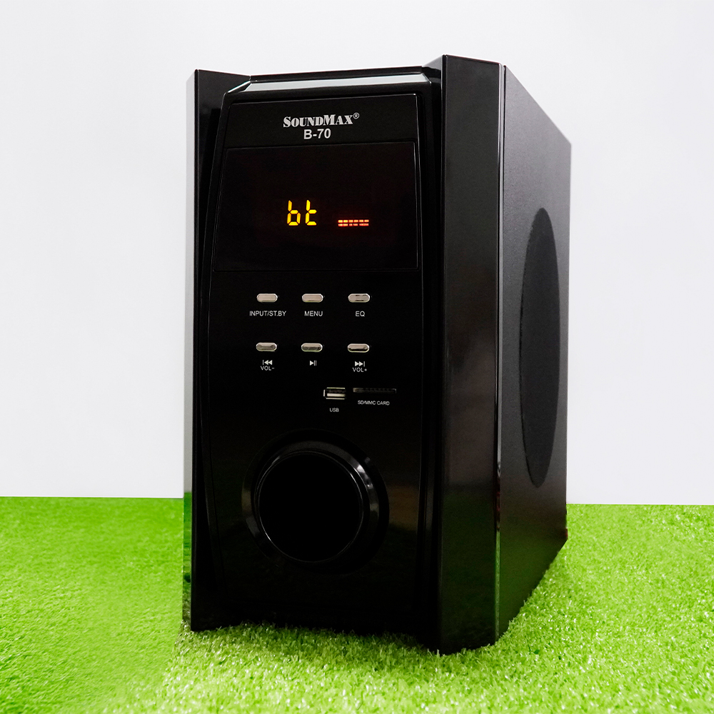 Loa Nghe Nhạc, Xem Phim 5.1 SoundMax B-70 Hỗ Trợ Giải Mã Chuẩn Âm Thanh DTS Và Dolby Digital, Âm Thanh Vòm Như Rạp Hát Tại Gia | SoundMax B70 5.1 Surround Speakers Support DTS And Dolby Digital Decoding - Hàng Chính Hãng