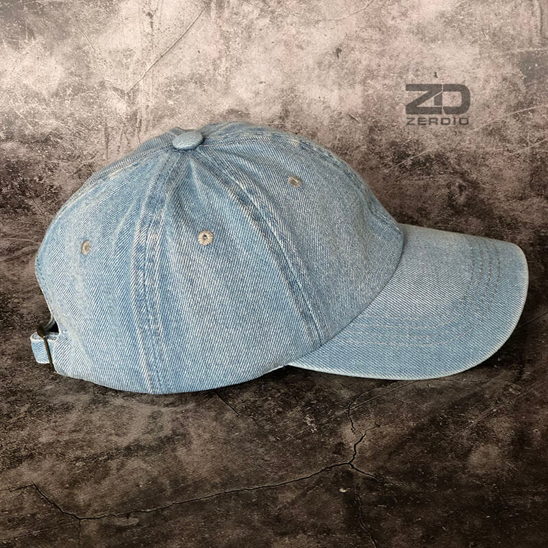 Nón kết, mũ lưỡi trai phối vải trơn jeans thời trang đường phố nam nữ siêu đẹp