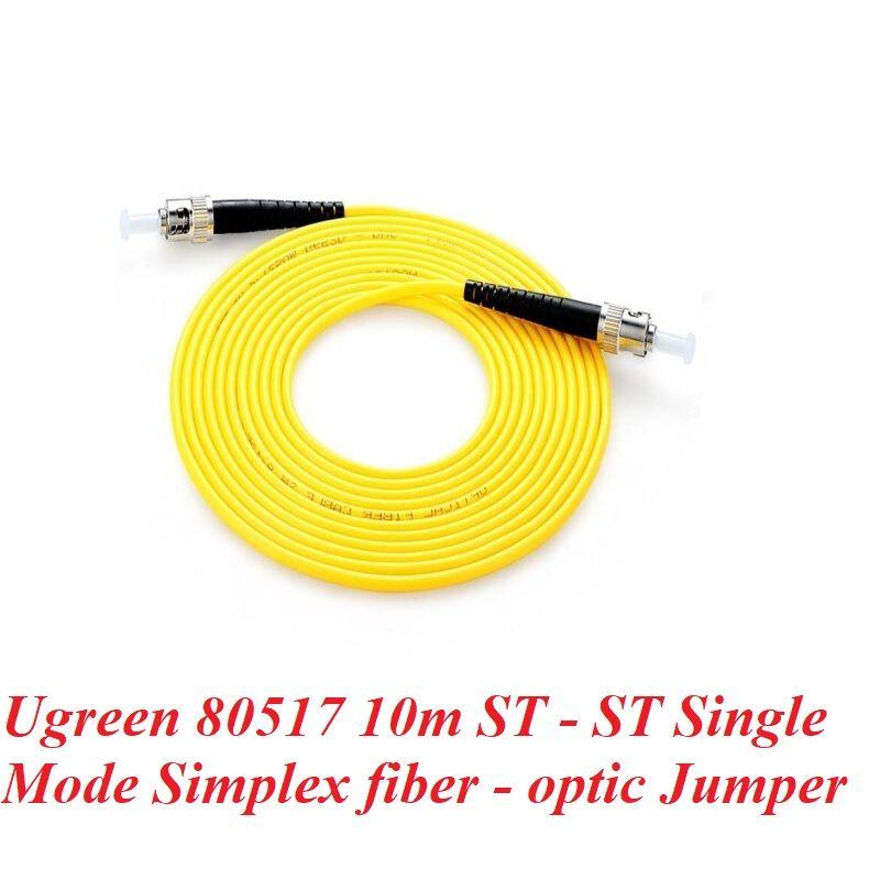 Ugreen UG80517NW132TK 10M ST-ST Màu vàng Cáp nhảy quang Single mode Simplex Fiber - HÀNG CHÍNH HÃNG