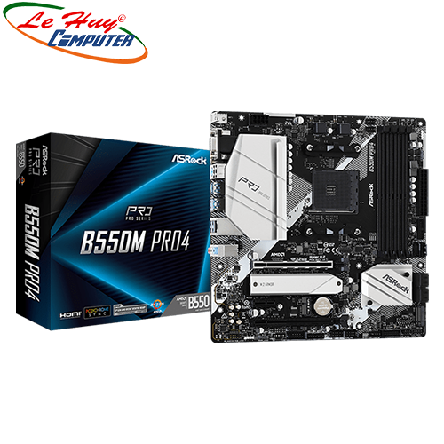 Mainboard ASRock B550M Pro4  - Hàng chính hãng