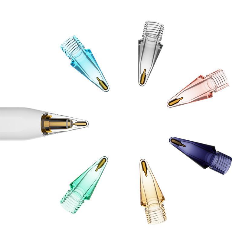 Đảm bảo chất lượng Đầu bút trang bị thêm có độ trong suốt cao Đầu bút Apple Pencil thế hệ thứ nhất Thế hệ thứ hai thay thế tích cực Đầu bút màu Apple có thể áp dụng