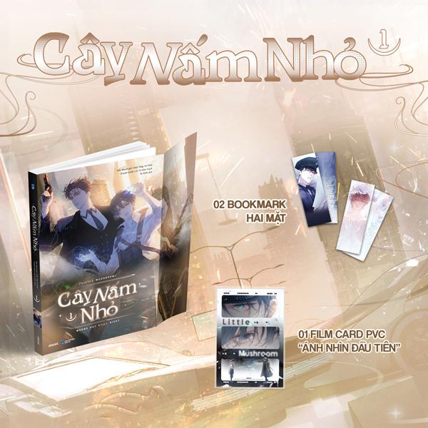 Sách - Cây Nấm Nhỏ - Bản Truyện Tranh - Tập 1 - Tặng Kèm 2 Bookmark 2 Mặt + 1 Film Card PVC "Ánh Nhìn Đầu Tiên"