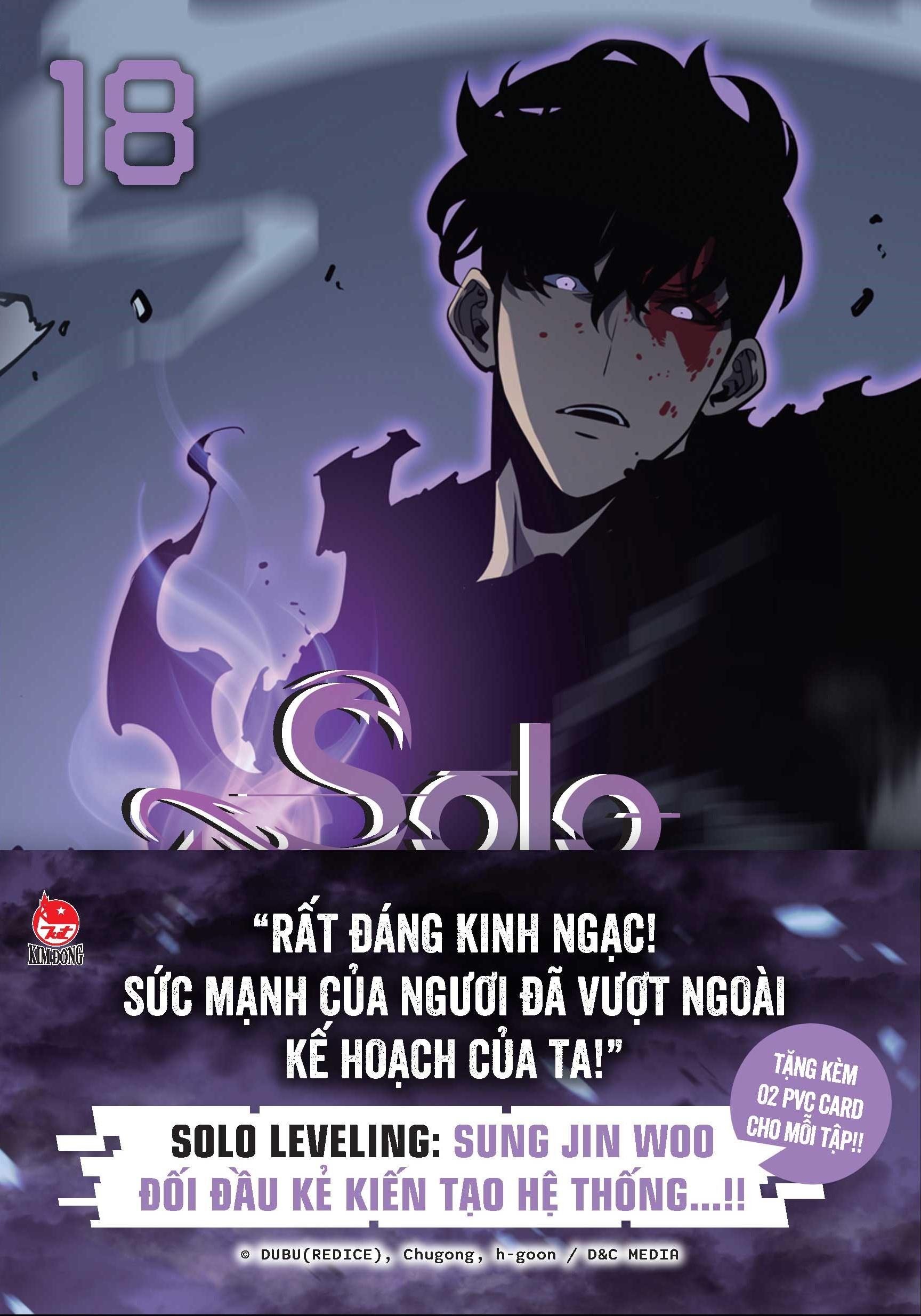 Sách - Solo Leveling - Tôi Thăng Cấp Một Mình - Tập 18 - Tặng Kèm Obi + 2 PVC Card
