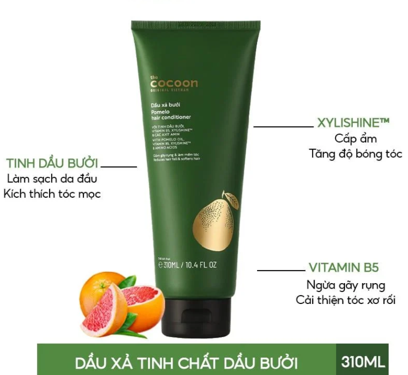 Dầu xả bưởi Cocoon 310ml