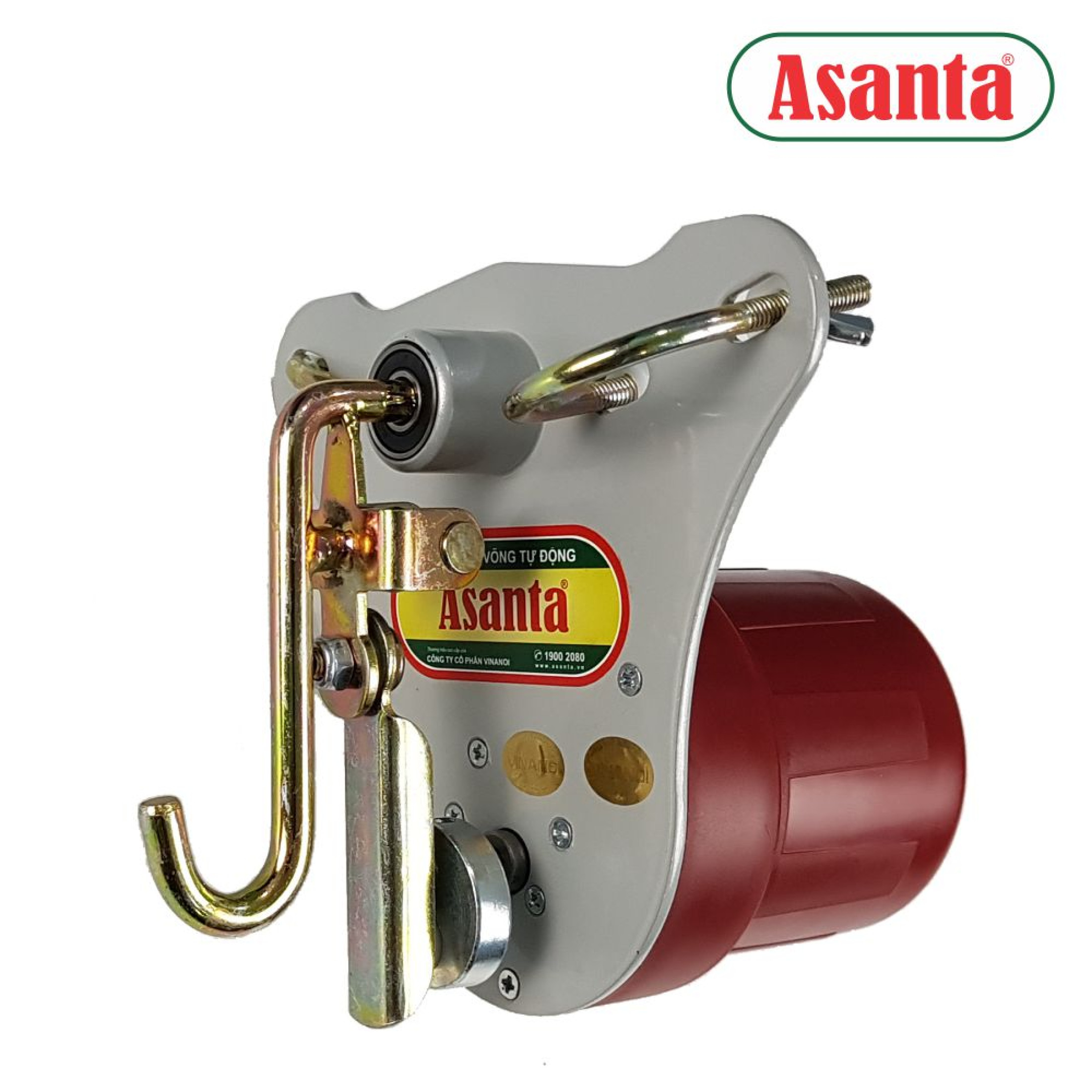 [Mẫu mới cao cấp ]Máy Đưa Võng Tự Động Cao Cấp Vinanoi Asanta AS100 - Sức Đưa 100 Kg Cho Cả Mẹ Và Bé, Dùng Điện 110-220v và pin sạc dự phòng