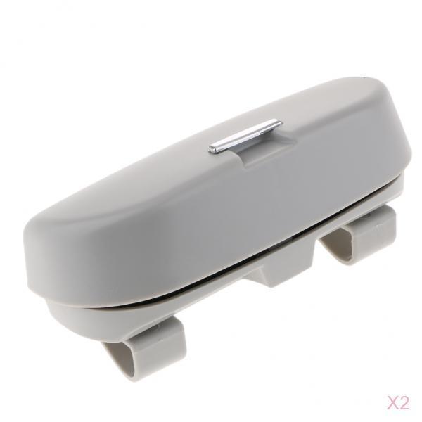 Universal Car Sunglasses Storage Box Case Holder Visor Clip Beige
