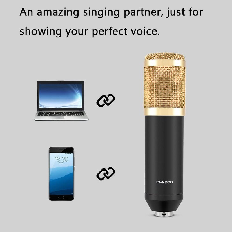 Micro karaoke thu âm chuyên nghiệp BM900