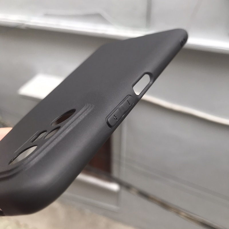 Ốp lưng dành cho Xiaomi Redmi Note 10 Pro chất liệu silicon dẻo màu đen chống sốc cao cấp