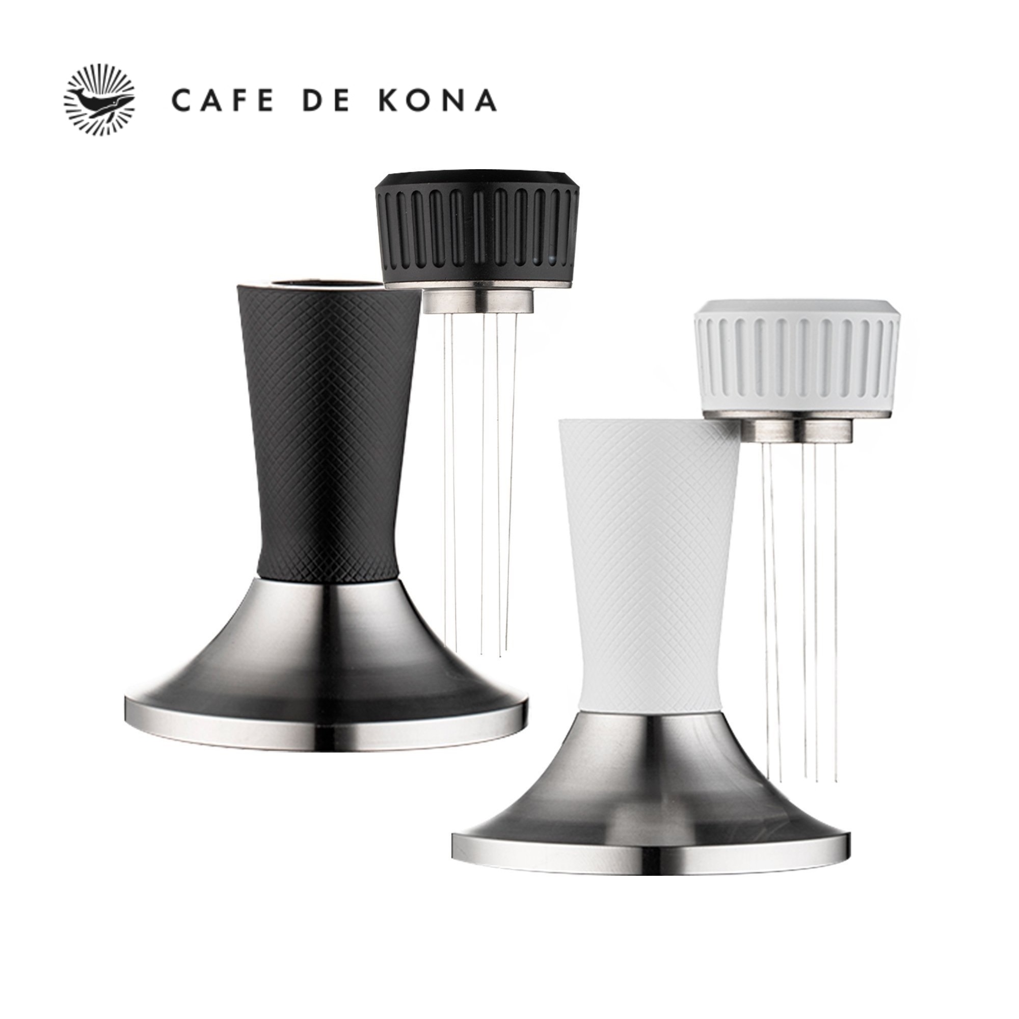 Tamper nén cà phê 2 trong 1 có kim khuấy đảo cà phê 58.3mm CAFE DE KONA