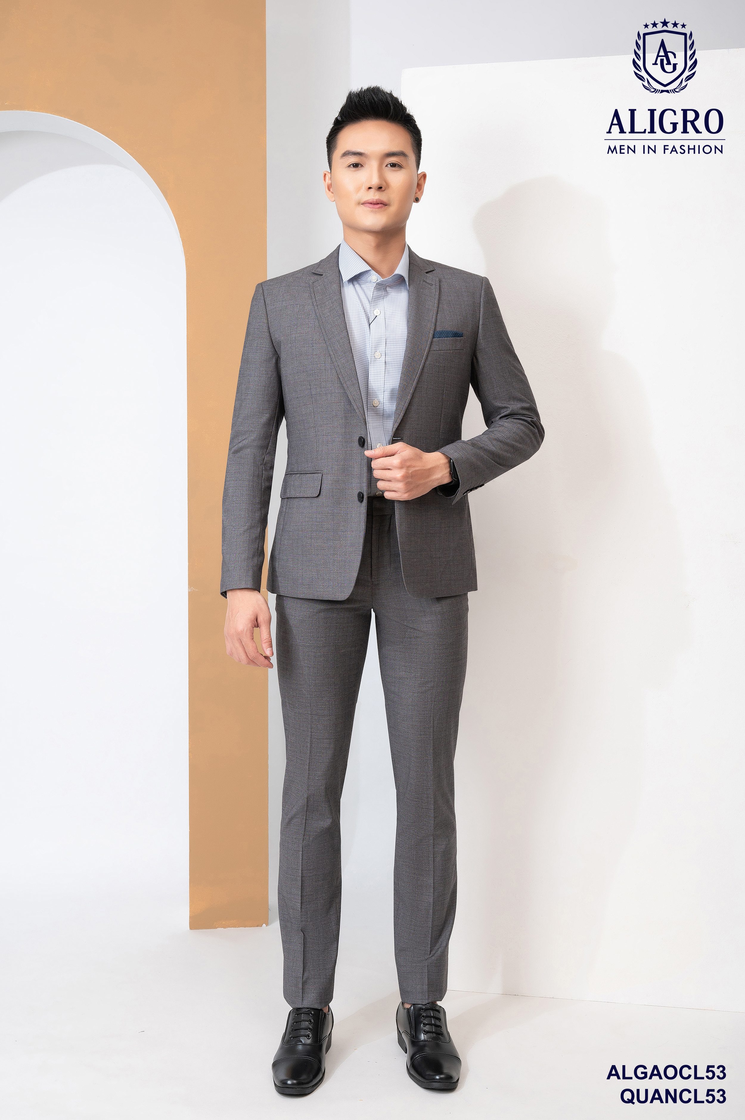 Bộ vest màu Brown ALGCL53